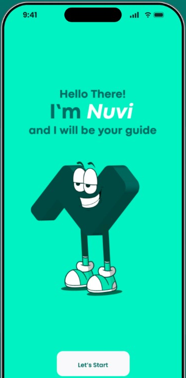 Nuvi introducing himself as your guide